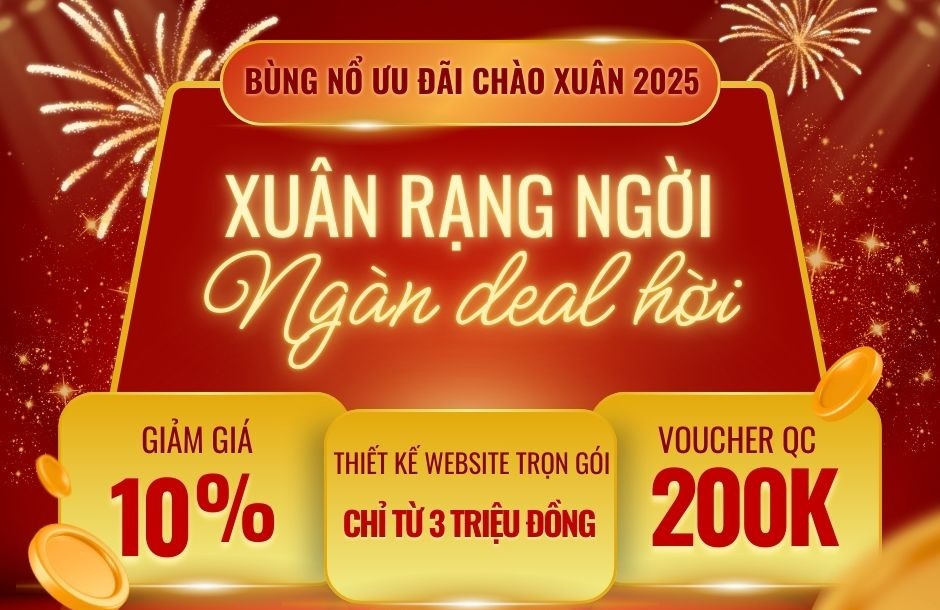 Bùng nổ ưu đãi cho khách hàng Thiết kế website tại Nghệ An