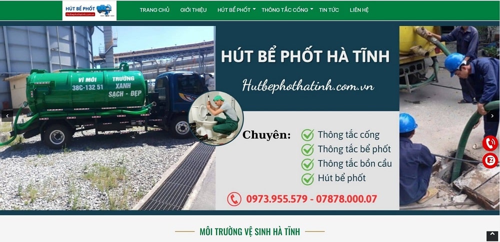 Hút Bể Phốt Hà Tĩnh