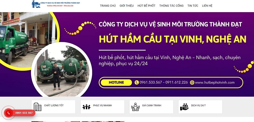 Hút Bể Phốt Vinh Nghệ An